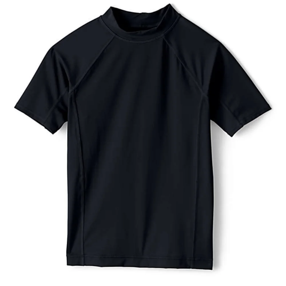 Lands' End Little Boys SS UPF 50 Sun Protection Rash Guard-Size S(4) (NEW)